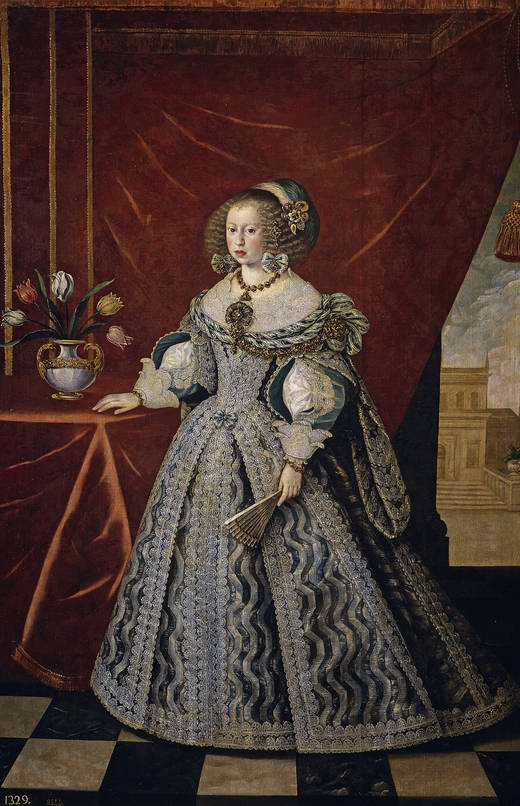 Mariana de Austria, de Frans Luyck, (177 x 116 cm).